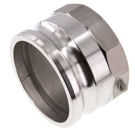 Camlock DN 90 (4'') Stainless Steel Coupling Rp 4'' Female Thread Type A MIL-C-27487