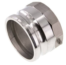 Camlock DN 90 (4'') Stainless Steel Coupling Rp 4'' Female Thread Type A MIL-C-27487
