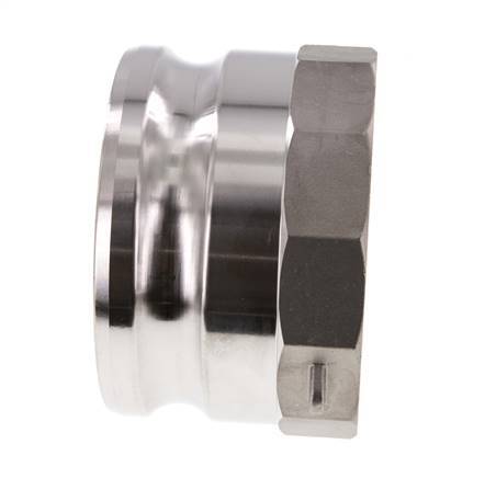 Camlock DN 90 (4'') Stainless Steel Coupling Rp 4'' Female Thread Type A MIL-C-27487