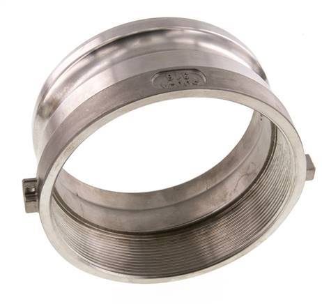 Camlock DN 120 (5'') Stainless Steel Coupling Rp 5'' Female Thread Type A MIL-C-27487