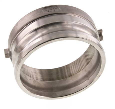 Camlock DN 120 (5'') Stainless Steel Coupling Rp 5'' Female Thread Type A MIL-C-27487