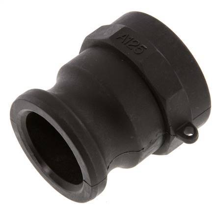 Camlock DN 40 (1 1/2'') Polypropylene Coupling Rp 1 1/4'' Female Thread Type A MIL-C-27487 [2 Pieces]
