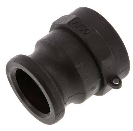 Camlock DN 40 (1 1/2'') Polypropylene Coupling Rp 1 1/2'' Female Thread Type A MIL-C-27487 [2 Pieces]
