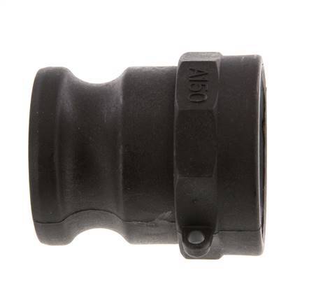 Camlock DN 40 (1 1/2'') Polypropylene Coupling Rp 1 1/2'' Female Thread Type A MIL-C-27487 [2 Pieces]