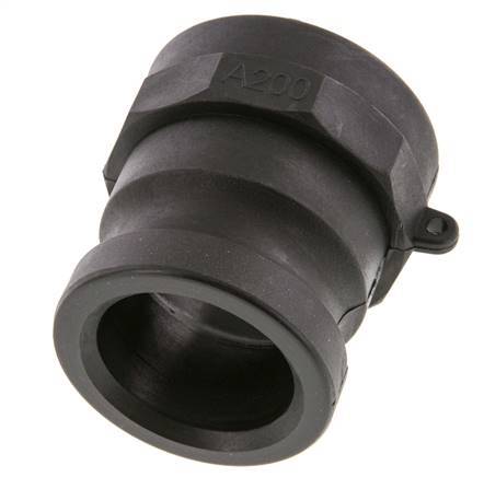 Camlock DN 50 (2'') Polypropylene Coupling Rp 2'' Female Thread Type A MIL-C-27487