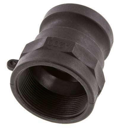 Camlock DN 50 (2'') Polypropylene Coupling Rp 2'' Female Thread Type A MIL-C-27487