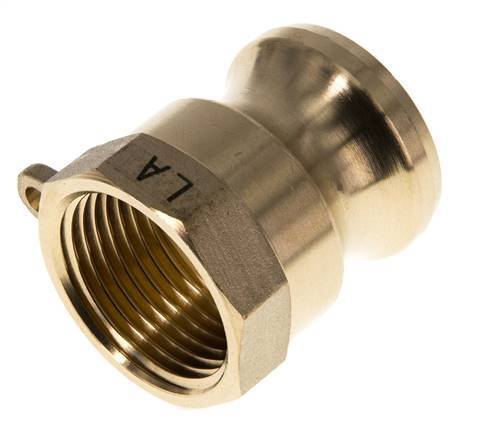 Camlock DN 25 (1'') Brass Coupling Rp 1'' Female Thread Type A MIL-C-27487