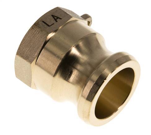 Camlock DN 25 (1'') Brass Coupling Rp 1'' Female Thread Type A MIL-C-27487