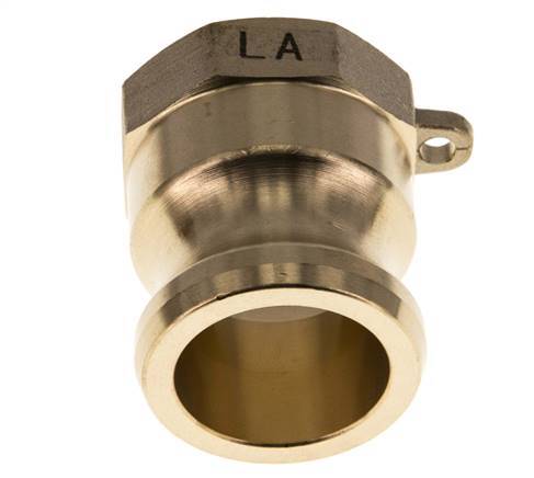 Camlock DN 25 (1'') Brass Coupling Rp 1'' Female Thread Type A MIL-C-27487