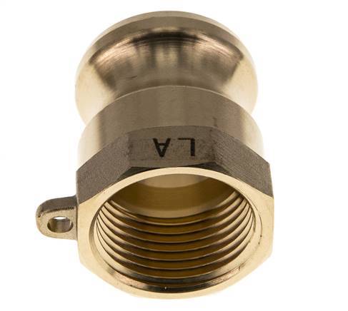Camlock DN 25 (1'') Brass Coupling Rp 1'' Female Thread Type A MIL-C-27487