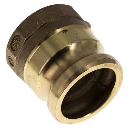 Camlock DN 60 (2 1/2'') Brass Coupling Rp 2 1/2'' Female Thread Type A MIL-C-27487