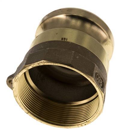 Camlock DN 60 (2 1/2'') Brass Coupling Rp 2 1/2'' Female Thread Type A MIL-C-27487