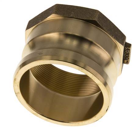 Camlock DN 75 (3'') Brass Coupling Rp 3'' Female Thread Type A MIL-C-27487