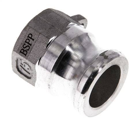 Camlock DN 20 (3/4'') Aluminium Coupling Rp 3/4'' Female Thread Type A MIL-C-27487