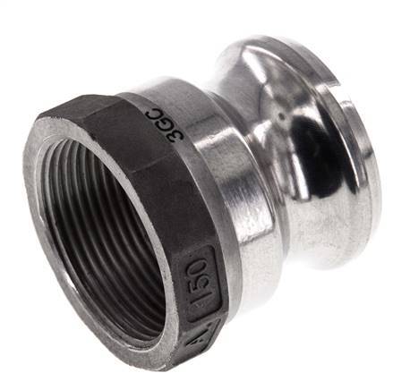Camlock DN 40 (1 1/2'') Aluminium Coupling Rp 1 1/2'' Female Thread Type A MIL-C-27487