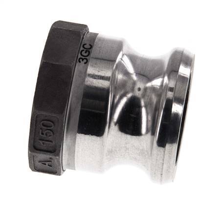 Camlock DN 40 (1 1/2'') Aluminium Coupling Rp 1 1/2'' Female Thread Type A MIL-C-27487