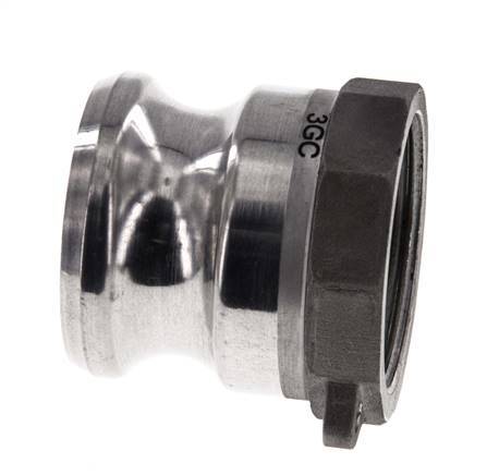 Camlock DN 40 (1 1/2'') Aluminium Coupling Rp 1 1/2'' Female Thread Type A MIL-C-27487