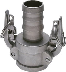 Camlock DN 75 (3'') Stainless Steel Safety Coupling Hose Pillar (75 mm) Type C MIL-C-27487