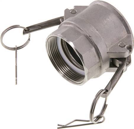 Camlock DN 50 (2'') Stainless Steel Coupling G 2'' Female Thread Type D EN 14420-7 (DIN 2828)