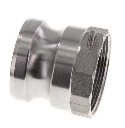 Camlock DN 50 (2'') Stainless Steel Coupling G 2'' Female Thread Type A EN 14420-7 (DIN 2828)