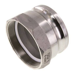 Camlock DN 90 (4'') Stainless Steel Coupling G 4'' Female Thread Type A EN 14420-7 (DIN 2828)