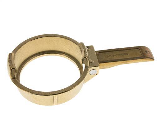 DN 80 Brass Tank Truck (TW) Clamping Ring with Lever (M-Type)
