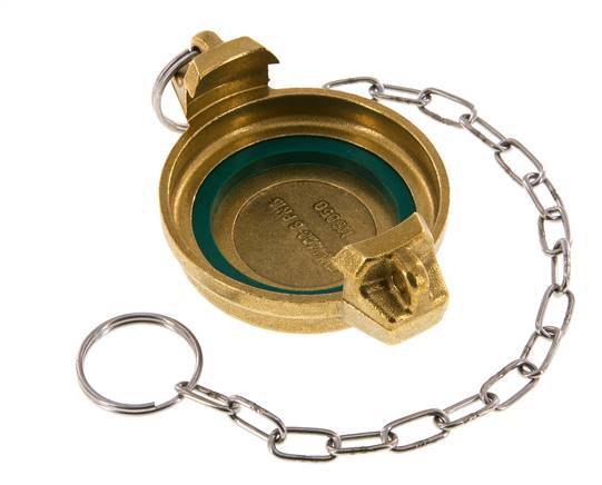 DN 50 Brass Tank Truck (TW) Cap MB Type