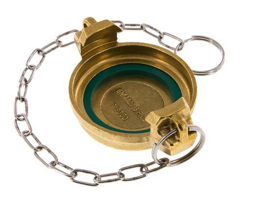 DN 50 Brass Tank Truck (TW) Cap MB Type