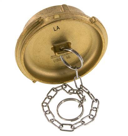 Tank Shell With Plug DN 80 Brass Tank Truck (TW) Plug VB Type | Tameson.com