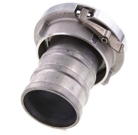 75-B (89 mm) Forged Aluminum Storz Coupling 75 mm Hose Pillar Rotatable with Lock