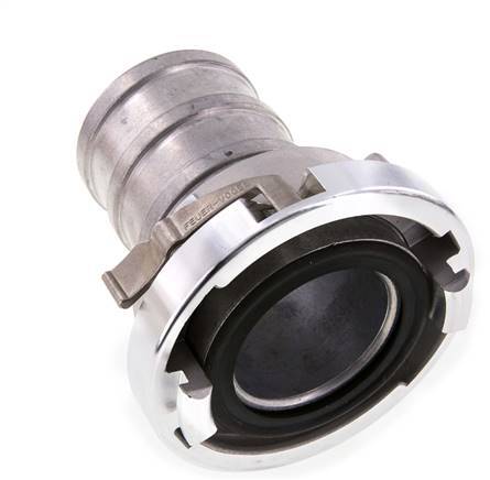 75-B (89 mm) Forged Aluminum Storz Coupling 75 mm Hose Pillar Rotatable with Lock