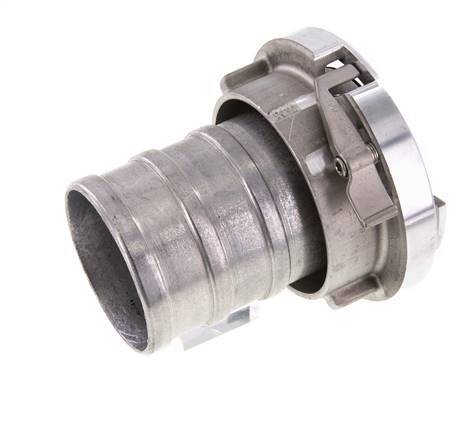 75-B (89 mm) Forged Aluminum Storz Coupling 80 mm Hose Pillar Rotatable with Lock
