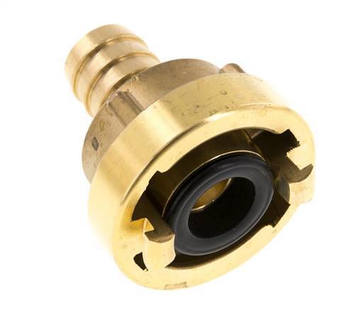 25-D (31 mm) Brass Storz Coupling 19 mm Hose Pillar Rotatable for a PVC hose