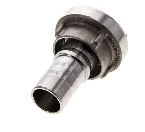 25-D (31 mm) Stainless Steel Storz Coupling 25 mm Hose Pillar Rotatable for Safety Clamp Connection