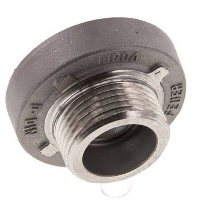 25-D (31 mm) Stainless Steel Storz Coupling G 1'' Male Thread