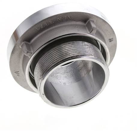 65 (81 mm) Forged Aluminum Storz Coupling G 2 1/2'' Male Thread Rotatable