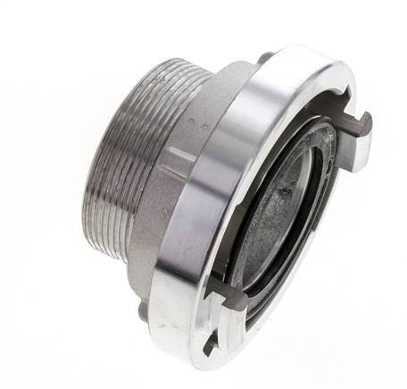 65 (81 mm) Forged Aluminum Storz Coupling G 2 1/2'' Male Thread Rotatable