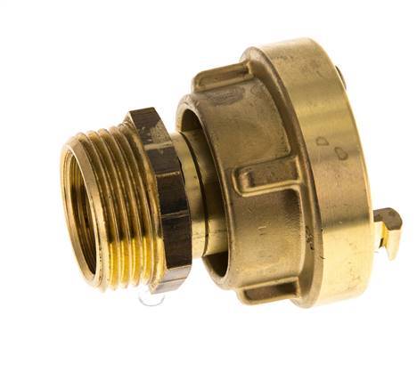 25-D (31 mm) Brass Storz Coupling G 1'' Male Thread Rotatable