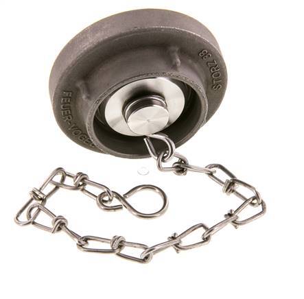38 (51 mm) Stainless Steel Cap for Storz Coupling