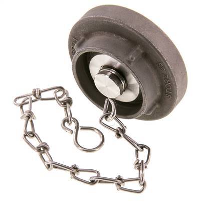 38 (51 mm) Stainless Steel Cap for Storz Coupling