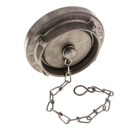 65 (81 mm) Stainless Steel Cap for Storz Coupling
