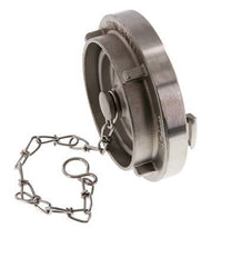 75-B (89 mm) Stainless Steel Cap for Storz Coupling