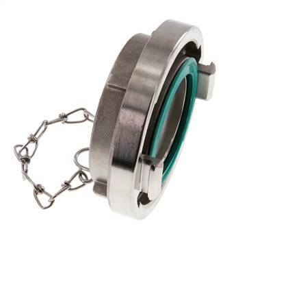 75-B (89 mm) Stainless Steel Cap for Storz Coupling