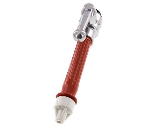 4 mm Jet Pipe G 1'' Male Threads Forged Aluminum & Plastic DIN 14365