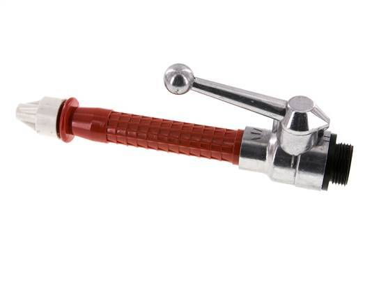 4 mm Jet Pipe G 1'' Male Threads Forged Aluminum & Plastic DIN 14365