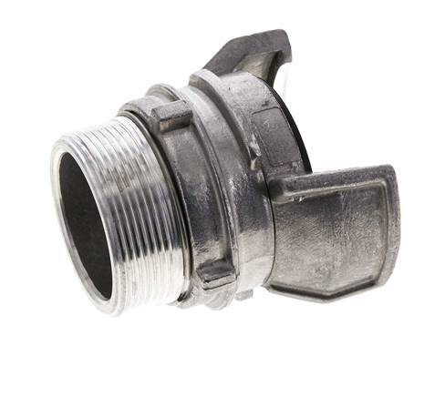 Guillemin DN 50 Aluminium Coupling G 2'' Male Threads With Lock