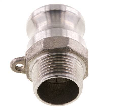 Camlock DN 20 (3/4'') Stainless Steel Coupling 3/4'' Male NPT Thread Type F MIL-C-27487