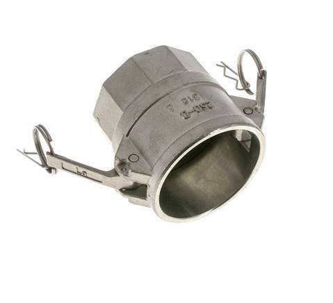 Camlock DN 60 (2 1/2'') Stainless Steel Coupling 2 1/2'' Female NPT Thread Type D MIL-C-27487