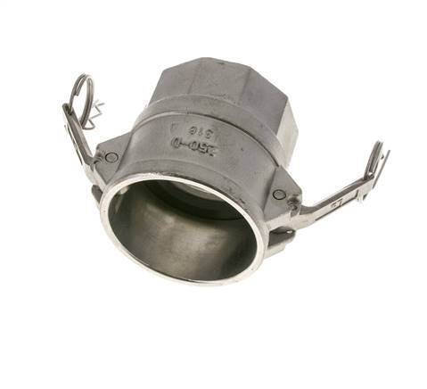 Camlock DN 60 (2 1/2'') Stainless Steel Coupling 2 1/2'' Female NPT Thread Type D MIL-C-27487