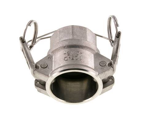 Camlock DN 32 (1 1/4'') Stainless Steel Coupling 1 1/4'' Female NPT Thread Type D MIL-C-27487